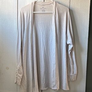 American eagle soft cream cardigan